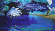 artwork reluctant to fly oil on canvas.